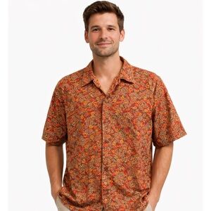 Vintage 80s-Board Dokter-Tropical Surf Shirt-Made in Macau- Cotton